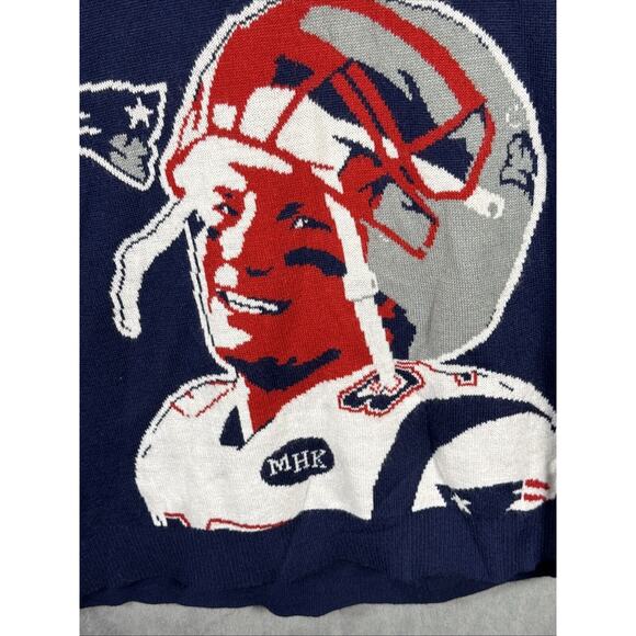 NFL New England Patriots Rob Gronkowski Ugly Christmas Sweater Mens 2XL - Picture 4 of 7